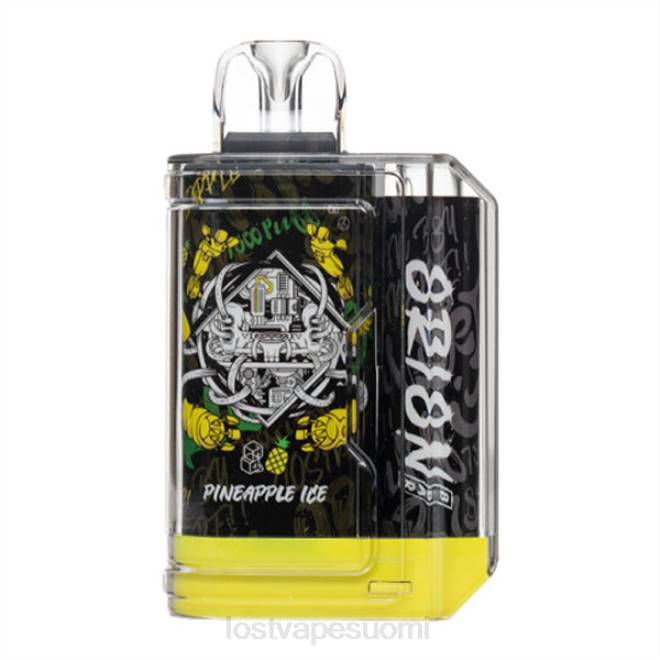 Lost Vape Orion kertakäyttöinen patukka | 7500 puhallusta | 18 ml | 50 mg ananas jäätä BJXT62 | Lost Vape Helsinki