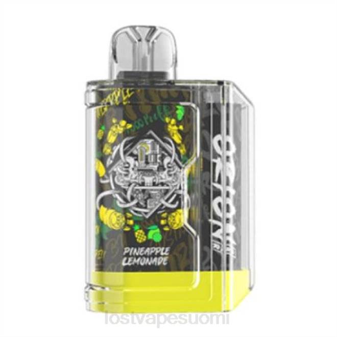 Lost Vape Orion kertakäyttöinen patukka | 7500 puhallusta | 18 ml | 50 mg ananas limonadi BJXT51 | Lost Vape Suomi