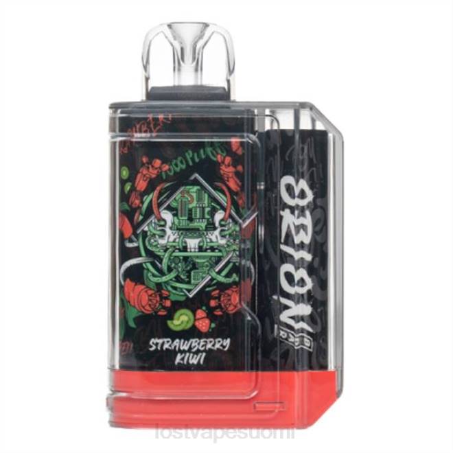 Lost Vape Orion kertakäyttöinen patukka | 7500 puhallusta | 18 ml | 50 mg mansikka kiivi BJXT50 | Lost Vape Contact