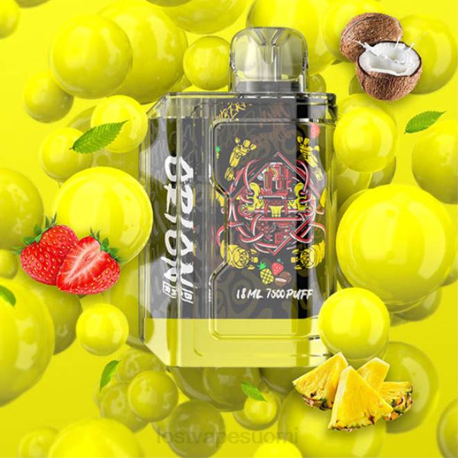 Lost Vape Orion kertakäyttöinen patukka | 7500 puhallusta | 18 ml | 50 mg mansikka pina colada BJXT80 | Lost Vape Contact