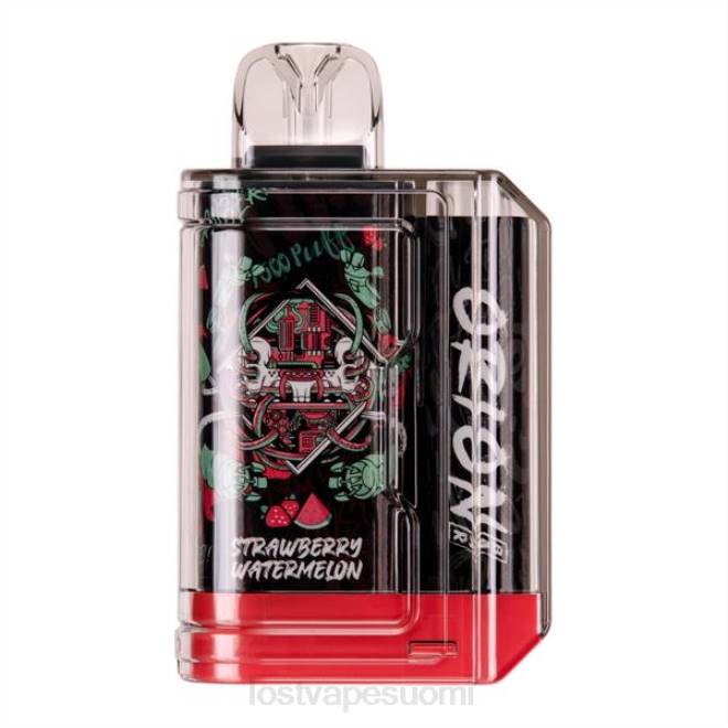 Lost Vape Orion kertakäyttöinen patukka | 7500 puhallusta | 18 ml | 50 mg mansikka vesimeloni BJXT66 | Lost Vape Disposable