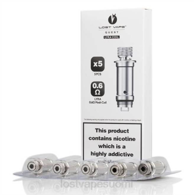 Lost Vape Lyra vaihtokelat (5 kpl) verkkokela 0,6 ohm BJXT391 | Lost Vape Suomi