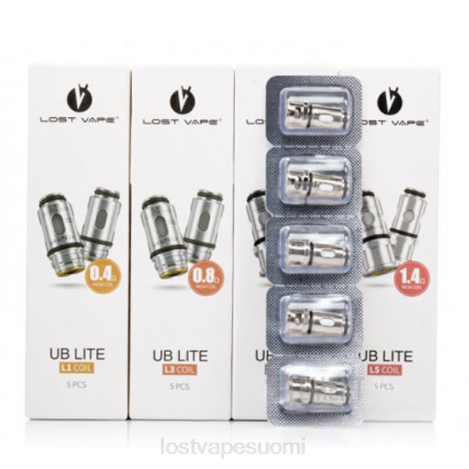 Lost Vape UB Lite kelat (5 kpl) l1 0,4 ohm BJXT5 | Lost Vape Review Suomi
