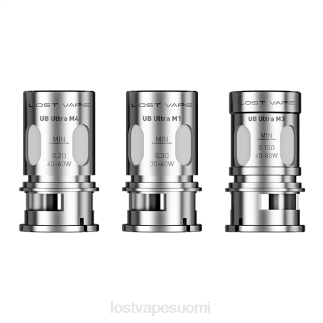 Lost Vape UB ultra coil -sarja (5 kpl) m6 0,3 ohm BJXT131 | Lost Vape Suomi