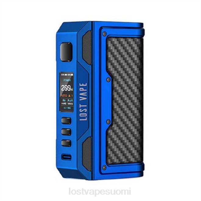 Lost Vape Thelema quest 200w mod matta sininen/hiilikuitu BJXT177 | Lost Vape Price Suomi