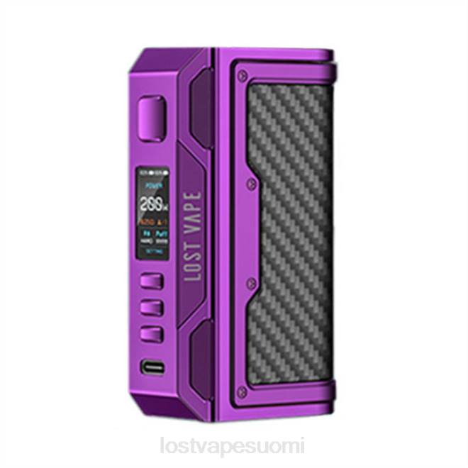 Lost Vape Thelema quest 200w mod violetti/hiilikuitu BJXT186 | Lost Vape Disposable