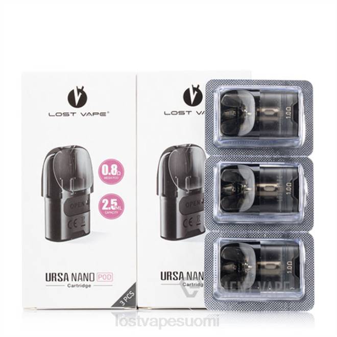 Lost Vape URSA varaosat | 2,5 ml (3 pakkaus) pinkki 1.ohm BJXT128 | Lost Vape Pods Near Me