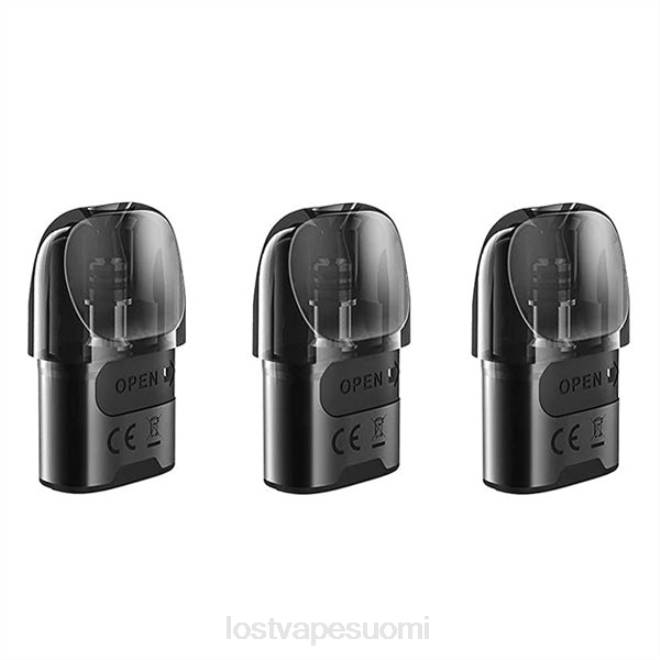 Lost Vape URSA varaosat | 2,5 ml (3 pakkaus) vihreä 1.ohm BJXT126 | Lost Vape Disposable