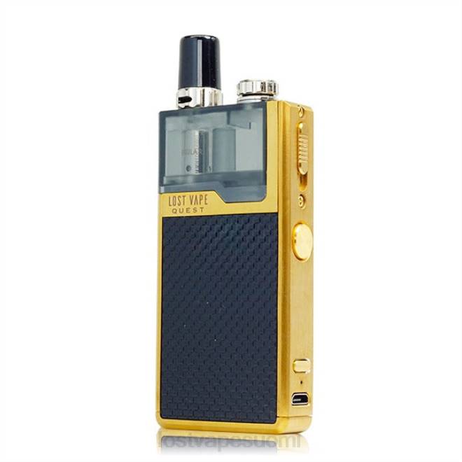 Lost Vape Quest Orion q pod -laitteen täysi sarja kulta/musta kudos BJXT466 | Lost Vape Disposable