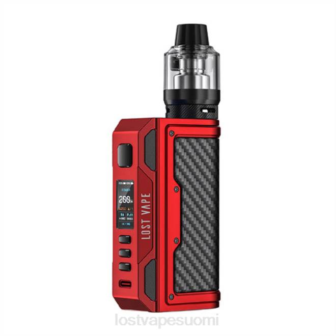 Lost Vape Thelema quest 200w sarja matta punainen/hiilikuitu BJXT139 | Lost Vape Customer Service